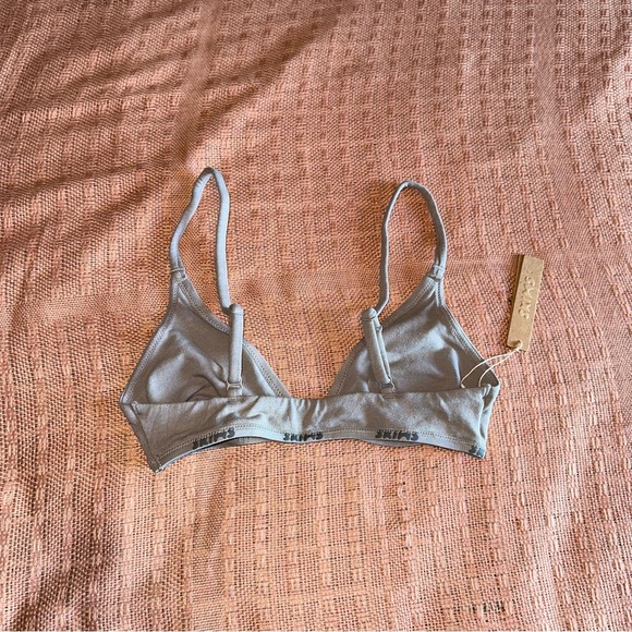 COPY - NWT Skims Cotton Logo Mini Triangle Bralette - Picture 12 of 13